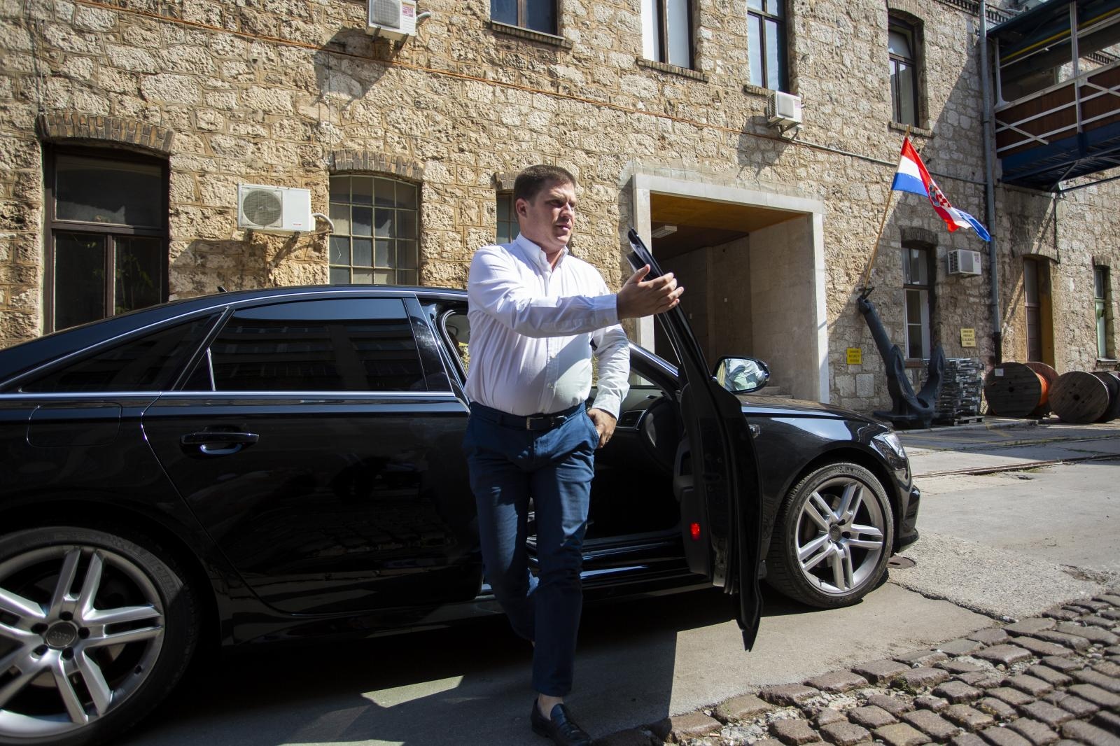 06.08.2019., Rijeka - Obilazak brodogradilista 3. maj. Oleg Butkovic, ministar mora, prometa i infrastrukture  Photo: Nel Pavletic/PIXSELL