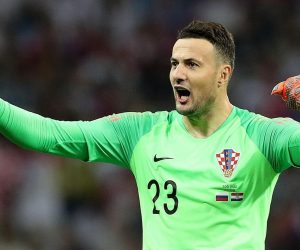 07.07.2018., stadion Fist, Soci, Rusija - Svjetsko nogometno prvenstvo 2018., cetvrtfinale, Rusija - Hrvatska. Danijel Subasic. Photo: Igor Kralj/PIXSELL