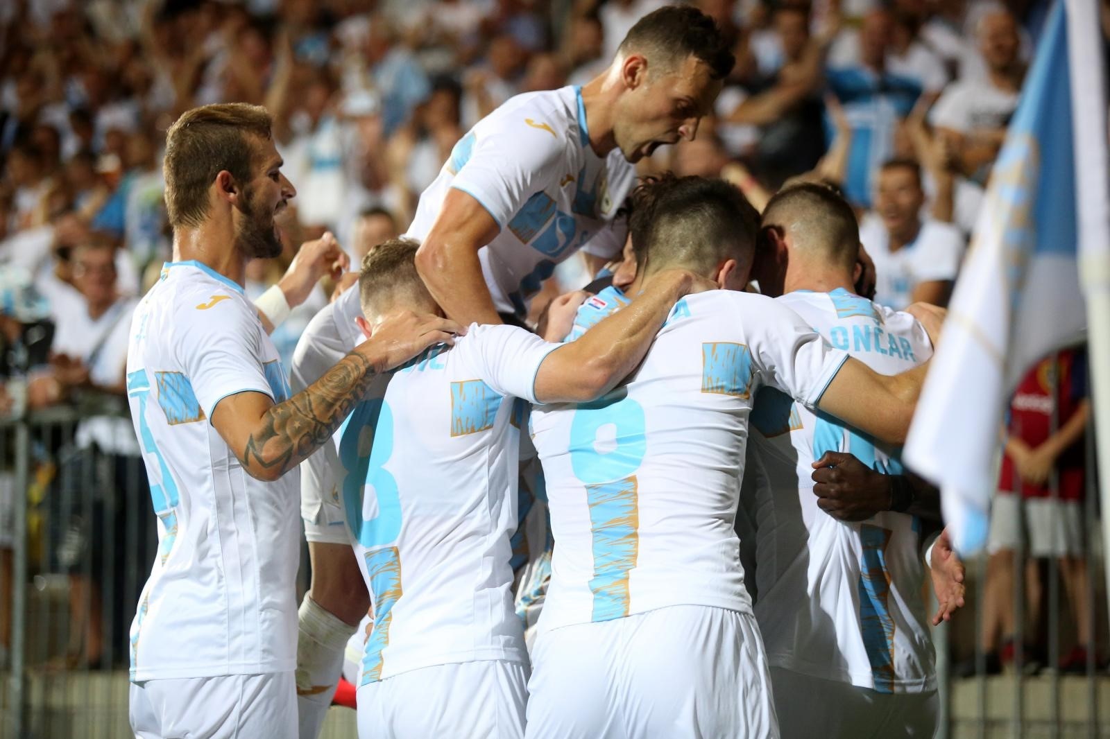 08.08.2019., stadion Rujevica, Rijeka - Prva utakmica 3. pretkola Europske lige, HNK Rijeka - Aberdeen FC. Antonio Colak 
Photo: Nel Pavletic/PIXSELL