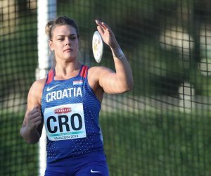 10.08.2019., Varazdin - stadion Sloboda. Ekipno prvenstvo Europe u atletici - druga liga. Sandra Perkovic. Photo: Sanjin Strukic/PIXSELL