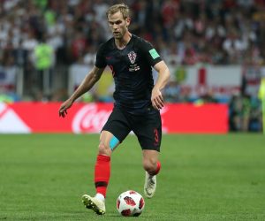 11.07.2018., stadion Luznjiki, Moskva, Rusija - Svjetsko nogometno prvenstvo 2018., polufinale, Hrvatska - Engleska. Ivan Strinic. Photo: Igor Kralj/PIXSELL