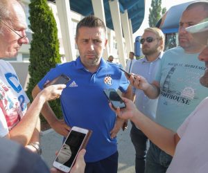 12.08.2019., Zagreb - Pod juznom tribinom stadiona Dinamo Nenad Bjelica je dao izjava za medije uoci odlaska GNK Dinamo na uzvratne utakmice 3. pretkola UEFA Lige prvaka. 
Photo: Tomislav Miletic/PIXSELL