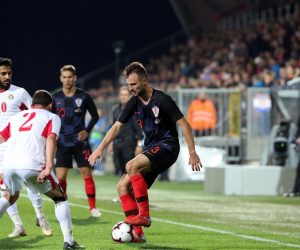Rijeka: Susret Hrvatske i Jordana u prijateljskoj utakmici 15.10.2018., stadion HNK Rijeka, Rijeka - Prijateljska utakmica, Hrvatska - Jordan. Antonio Milic Photo: Goran Kovacic/PIXSELL
