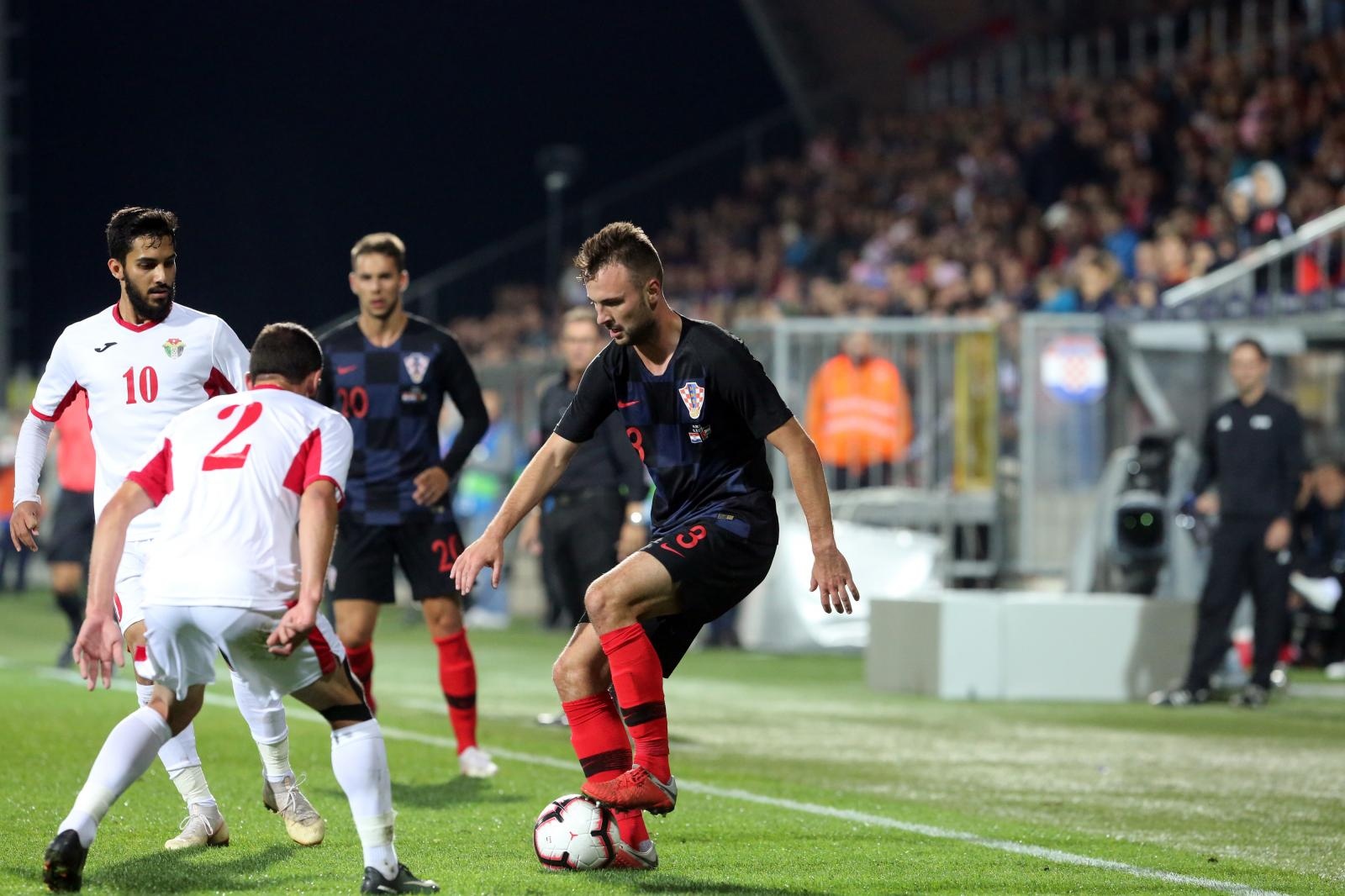 Rijeka: Susret Hrvatske i Jordana u prijateljskoj utakmici 15.10.2018., stadion HNK Rijeka, Rijeka - Prijateljska utakmica, Hrvatska - Jordan. Antonio Milic Photo: Goran Kovacic/PIXSELL