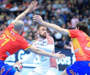 17.01.2019., Olympiahalle, Muenchen, Njemacka - Svjetsko rukometno prvenstvo 2019., skupina B, 5. kolo, Spanjolska - Hrvatska. Luka Cindric. 
Photo: Slavko Midzor/PIXSELL