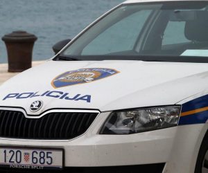 17.04.105., Split - Policija, automobi i policijske oznake.
Photo: Ivo Cagalj/PIXSELL