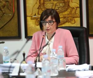 17.04.2019., Split - Zbog nedostatka kvoruma nastavak sjednice Gradskog vijeca Splita pod predsjedanjem potpresjednice Marijane Puljak nije odrzan. Nova sjednica je zakazana za 2. svibnja. Marijana Puljak. 
Photo: Ivo Cagalj/PIXSELL