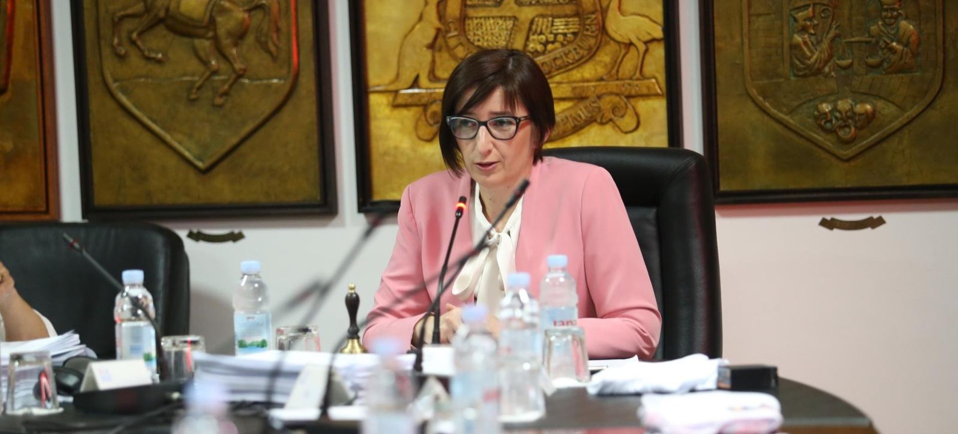 17.04.2019., Split - Zbog nedostatka kvoruma nastavak sjednice Gradskog vijeca Splita pod predsjedanjem potpresjednice Marijane Puljak nije odrzan. Nova sjednica je zakazana za 2. svibnja. Marijana Puljak. 
Photo: Ivo Cagalj/PIXSELL