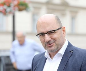18.07.2019., Zagreb - Novi ministri dolaze u Banske dvore na sastanak s premijerom Plenkovicem i vodstvom HDZ-a.  Milijan Brkic. 
Photo: Patrik Macek/PIXSELL