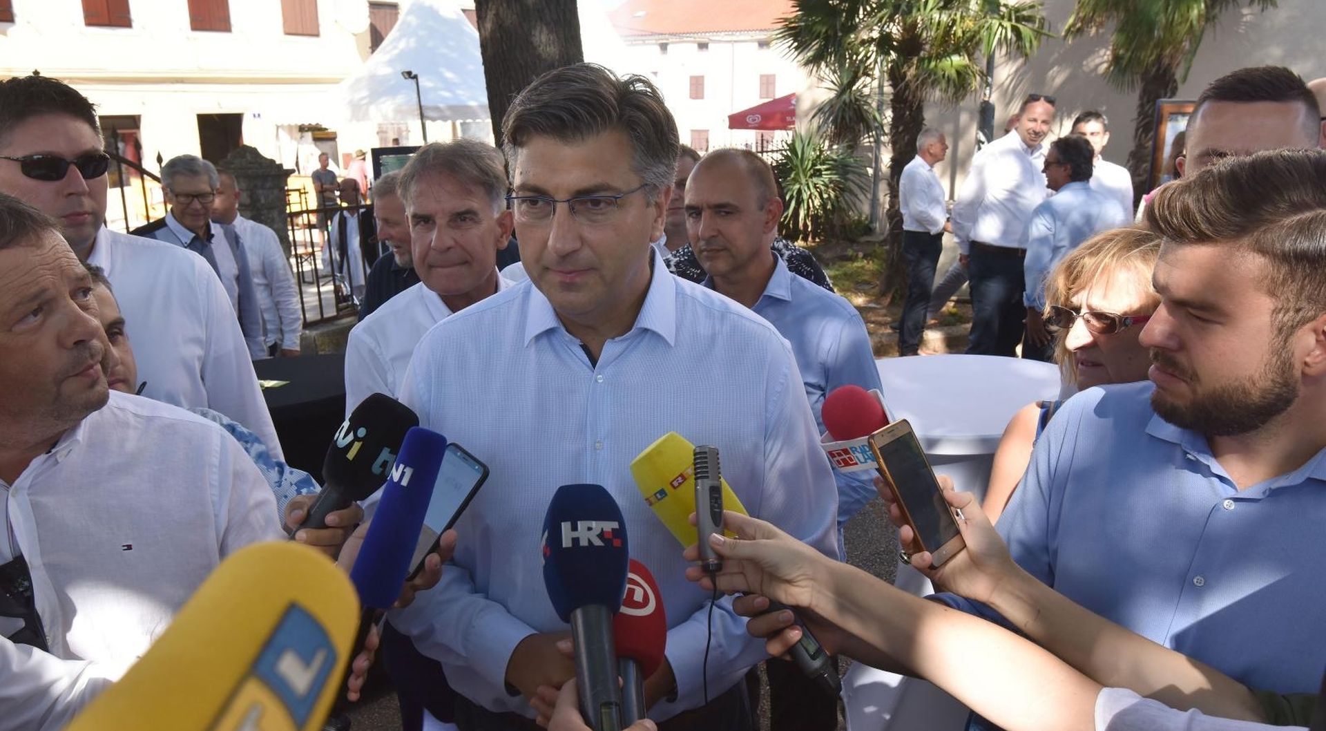 18.08.2019., Barban - U Barbanu održana 44. Trka na prstenac. Predsjednik Vlade Andrej Plenkovic Photo: Dusko Marusic/PIXSELL
