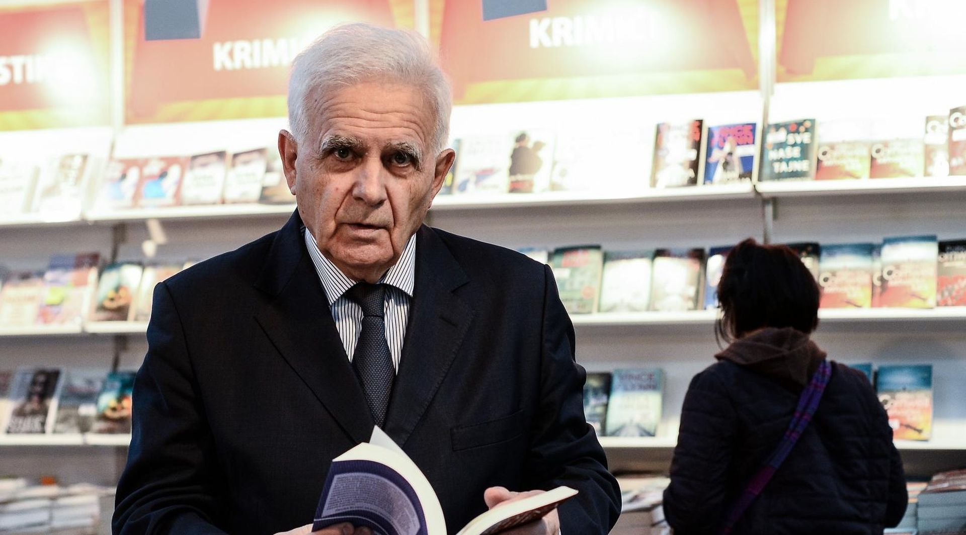 18.11.2018. , Zagreb -  Velesajam - Interliber - Na standu Vecernjeg Lista i 24sata, Mirko Galic predstavio svoju novu knjigu 50 godina poslije. 
Photo: Marko Prpic/PIXSELL