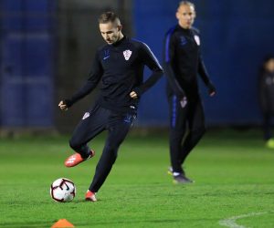 Zagreb: Hrvatska nogometna reprezentacija odradila trening 19.03.2019. , Zagreb -  Na stadionu Hitrec Kacian odrzan je trening hrvatske nogometne reprezentacije uoci kvalifikacijskih utakmica za Euro 2020 protiv Azerbejdzana i Madjarske.Marko Rog. Photo: Marko Prpic/PIXSELL