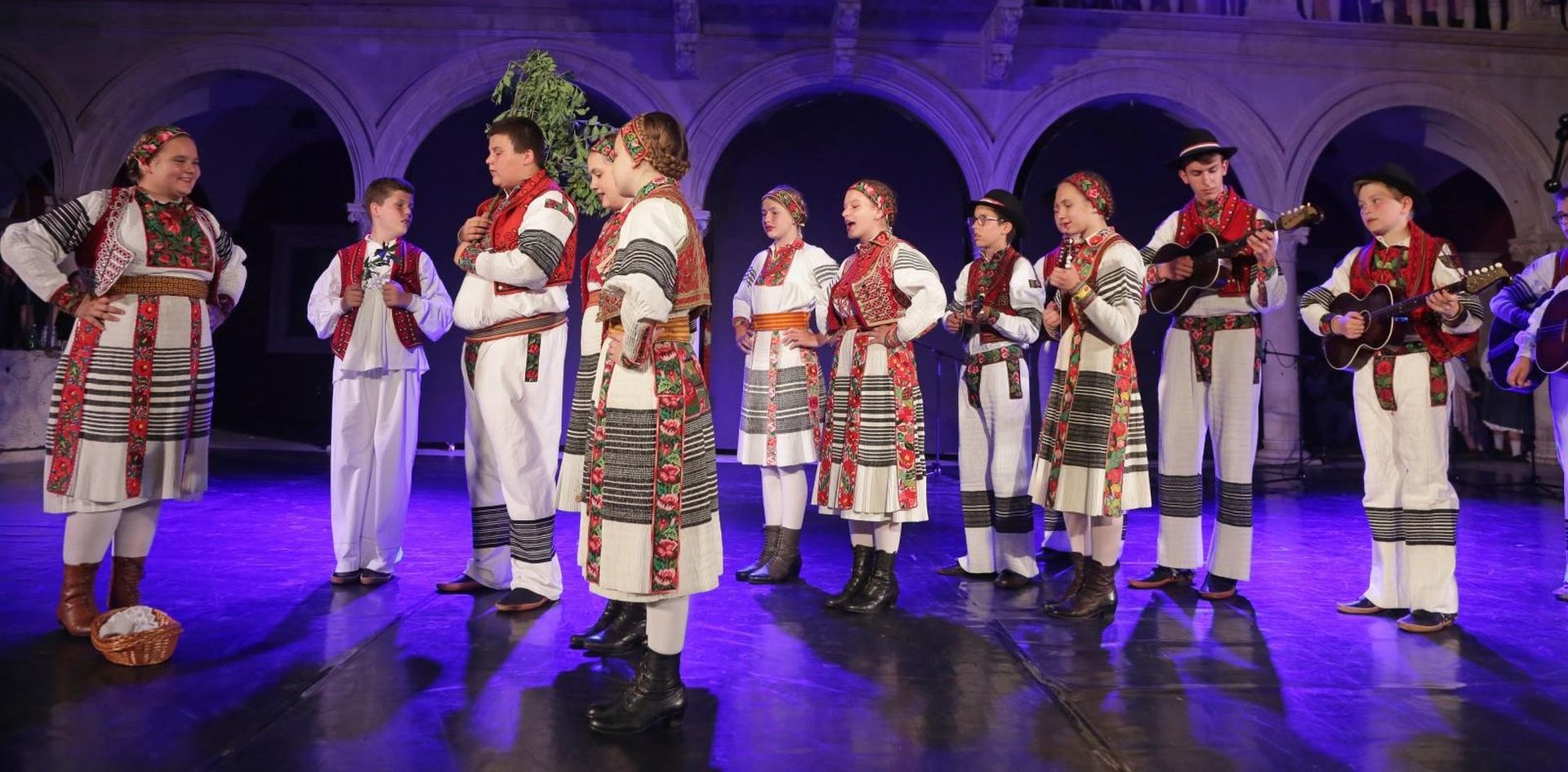 20.06.2019., Sibenik - Na ljetnoj pozornici 59. Djecjeg festivala odrzana je Vecer folklora djecjih KUD-ova. Nastupila su djeca iz Ogulina, Slunja, Recice, Draganica.

Photo: Dusko Jaramaz/PIXSELL