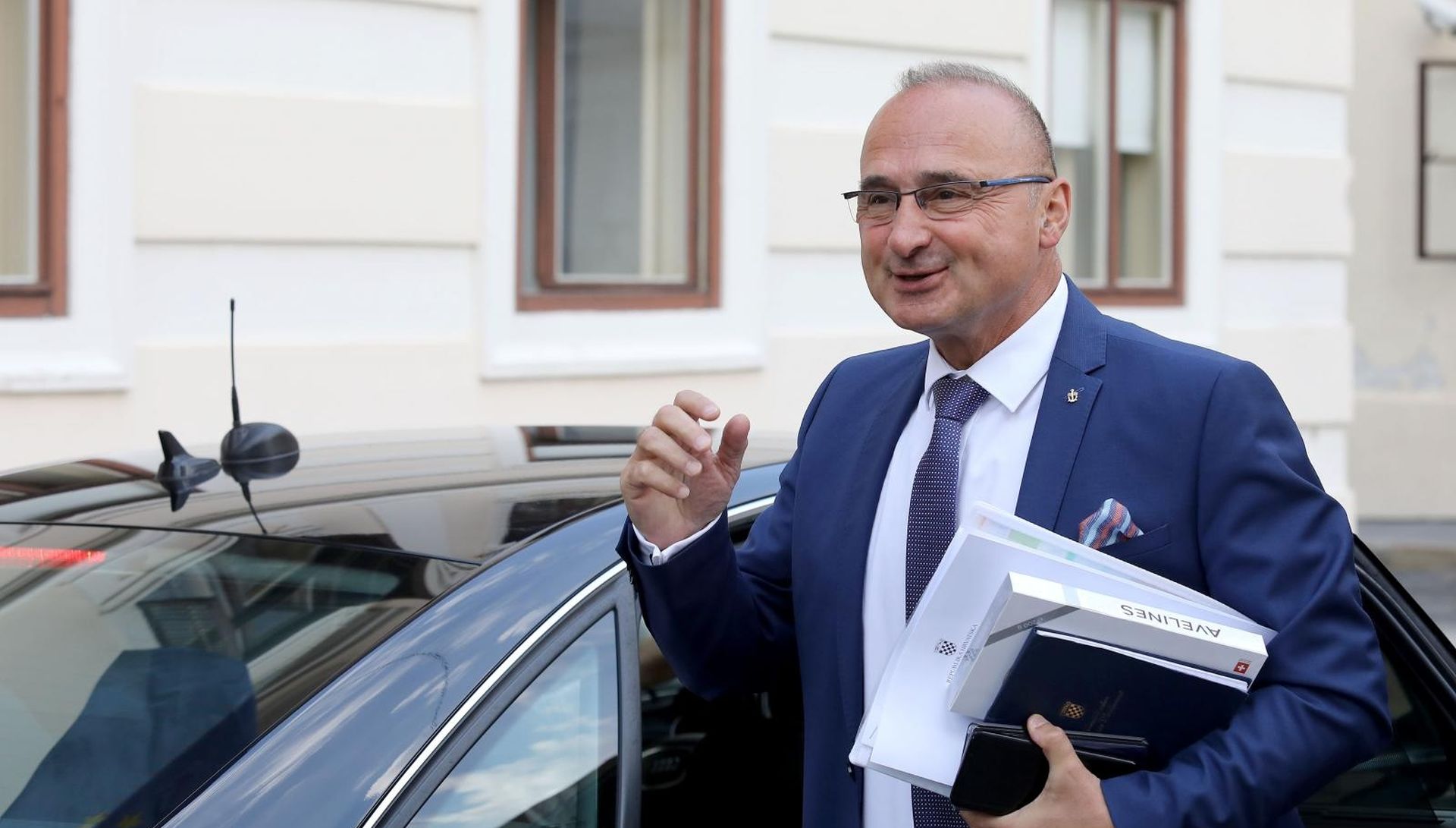 21.08.2019., Zagreb - Nakon ljetne stanke u Banskim dvorima odrzana je sjednica uzeg kabineta Vlade RH. Gordan Grlic Radman, ministar vanjskih i europskih poslova Photo: Patrik Macek/PIXSELL