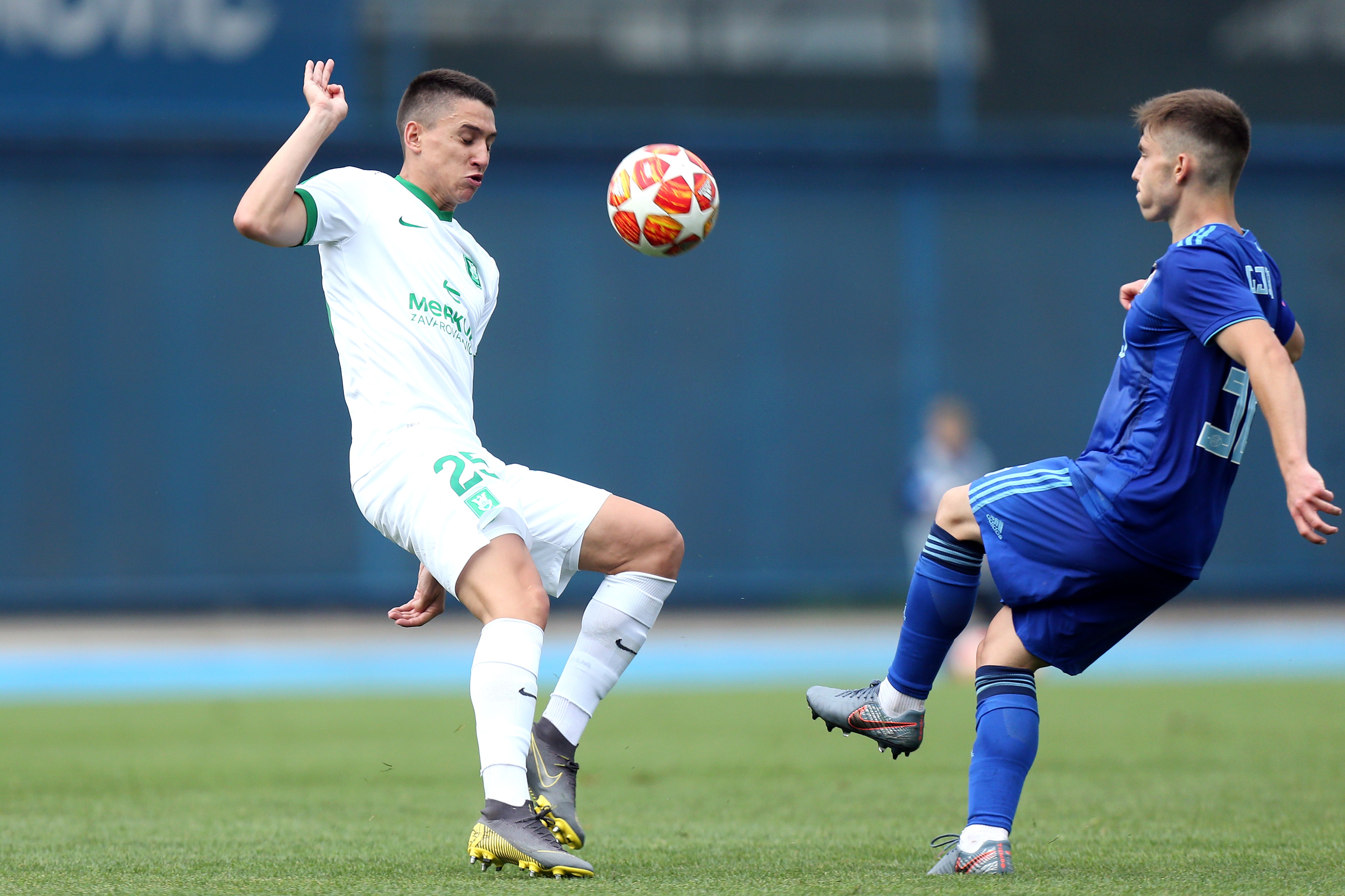 22.06.2019., stadion Maksimir, Zagreb - Prijateljska nogometna utakmica GNK Dinamo - NK Olimpija. Marko Gjira, Luka Menalo. 
Photo: Luka Stanzl/PIXSELL