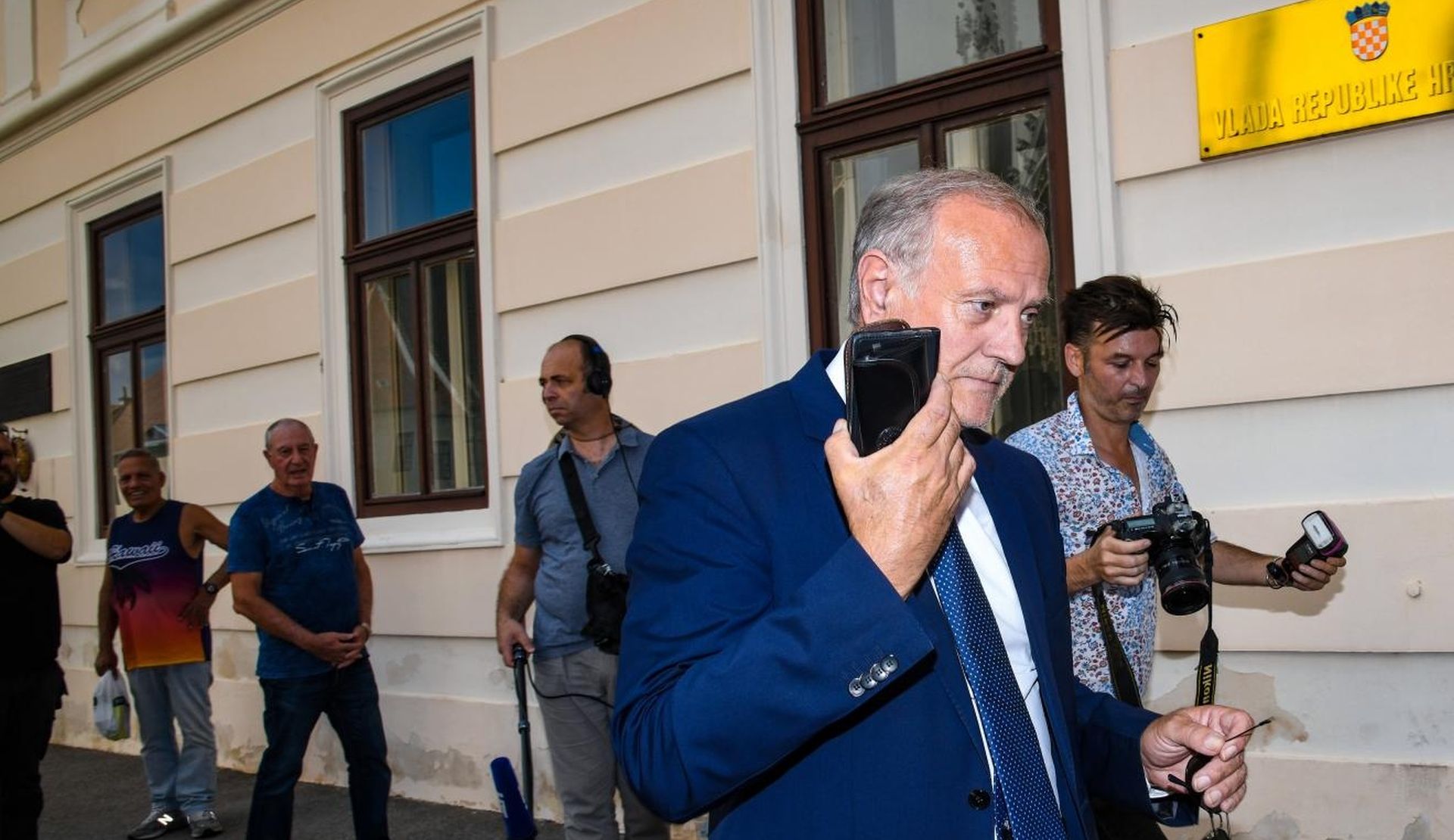 22.07.2019. Zagreb - Dolazak ministara u Vladu Republike Hrvatske. Ministar Drazen Bosnjakovic   Photo: Josip Regovic/PIXSELL