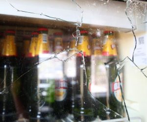 22.08.2019., Uzdolje - U restoranu Petko u Uzdolju napadnuti su ljudi koji su gledali utakmicu play offa Lige prvaka izmedju Young Boysa i Crvene zvezde. Photo: Dusko Jaramaz/PIXSELL