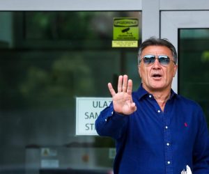 23.07.2019., Sarajevo, Bosna i Hercegovina - 
Nakon rocista na kojem se razmatrao zahtjev za izrucenje, Zdravko Mamic trceci je pobjegao od novinara.
Photo: Armin Durgut/PIXSELL