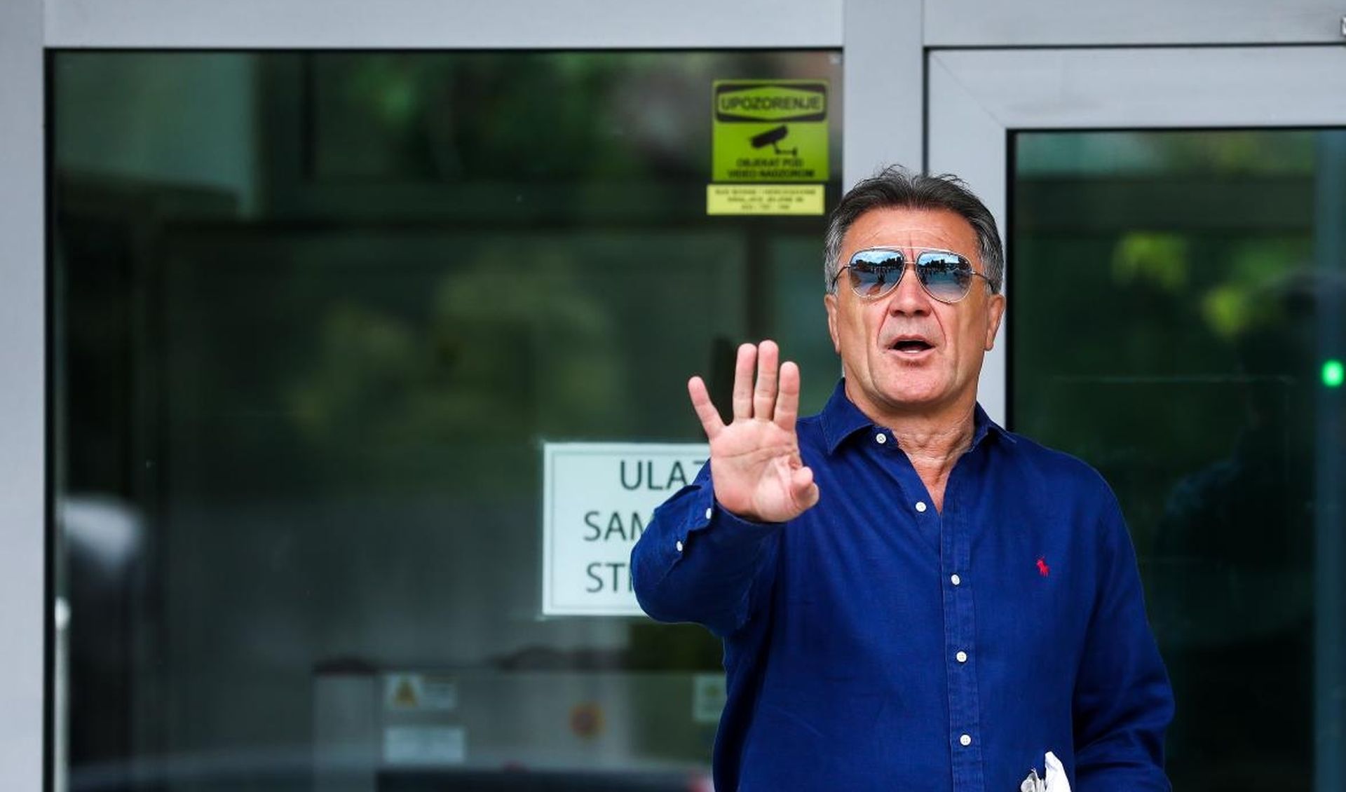 23.07.2019., Sarajevo, Bosna i Hercegovina - 
Nakon rocista na kojem se razmatrao zahtjev za izrucenje, Zdravko Mamic trceci je pobjegao od novinara.
Photo: Armin Durgut/PIXSELL