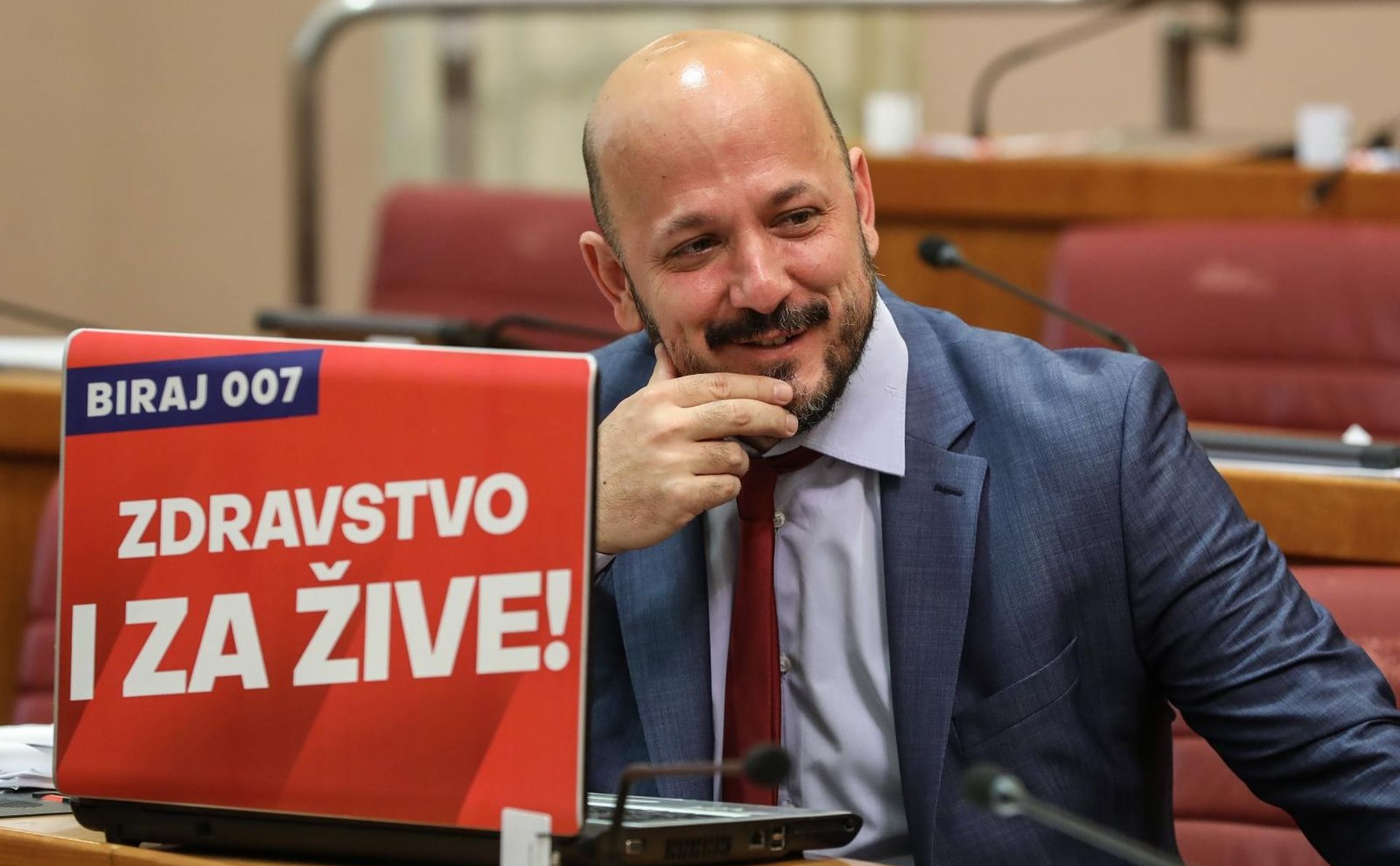 25.04.2019., Zagreb - Nastavak 12. sjednice Hrvatskoga sabora. Gordan Maras. 
Photo: Jurica Galoic/PIXSELL