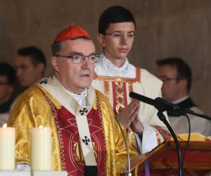 25.06.2019., Zagreb - U crkvi svetog Marka odrzana je sveta misa za Domovinu povodom Dana drzavnosti. Misu je predvodio nadbiskup zagrebacki kardinal Josip Bozanic. Photo: Marko Lukunic/PIXSELL