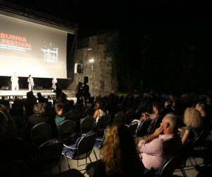 26.08.2019., Opatija - Otvorenje 17. Liburnia Film Festivala u prostoru male Ljetne pozornice. Festival su otvorili Oliver Sertic i Jelena Androic. 
Photo:Goran Kovacic/PIXSELL