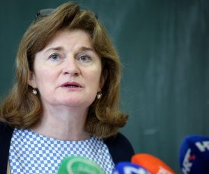 28.06.2019., Zagreb - Hrvatski strukovni sindikat medicinskih sestara - medicinskih tehnicara odrzao konferenciju za medije o upitnoj zdravstvenoj skrbi gradjana zbog manjka medicinskih sestara i tehnicara. Anica Prasnjak, predsjednica Glavnog vijeca HSS MS - MT.

Photo: Marin Tironi/PIXSELL