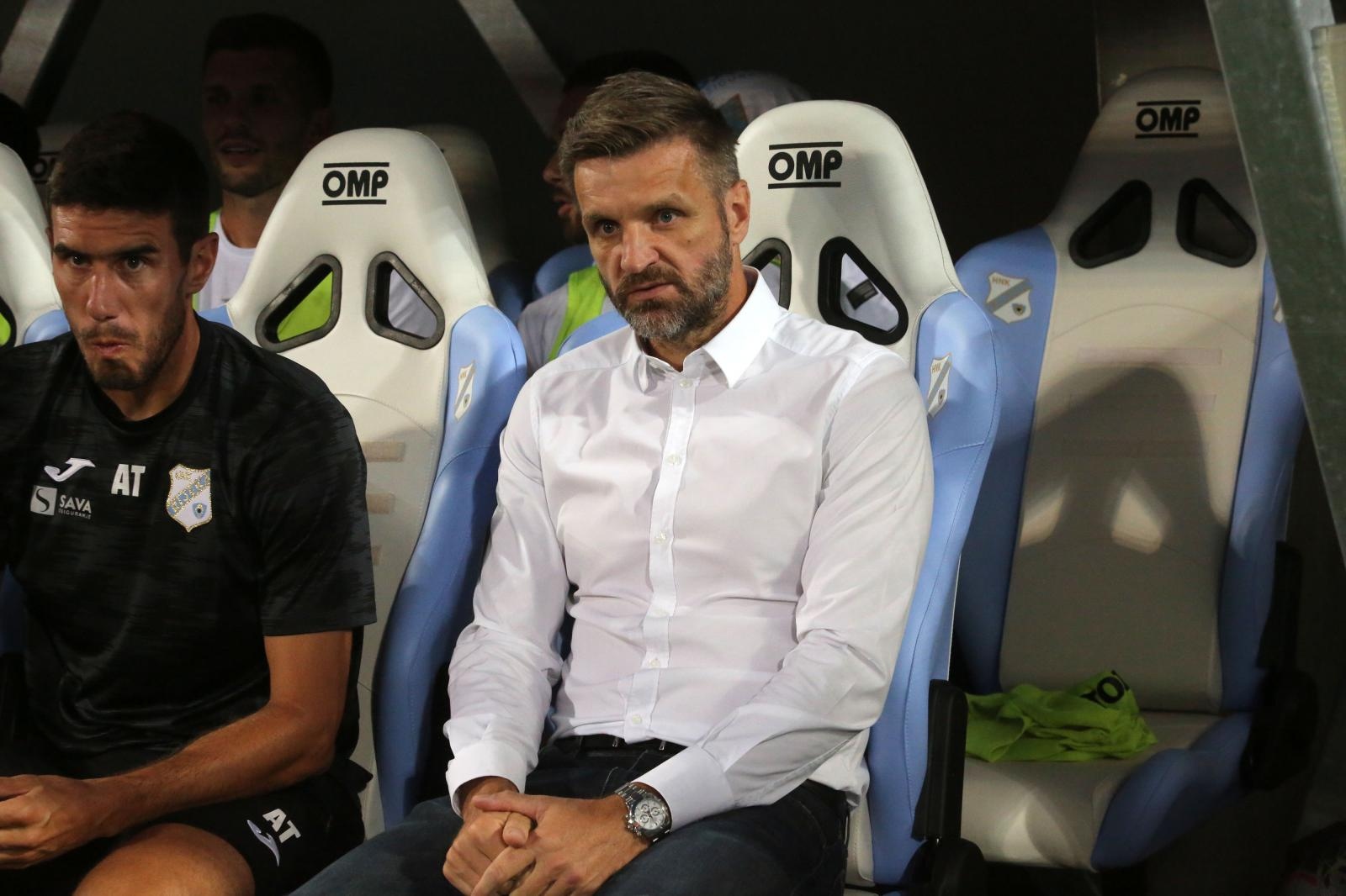 29.08.2019., stadion HNK Rijeka, Rijeka - Uzvratna utakmica doigravanja za ulazak u UEFA Europsku ligu, HNK Rijeka - KAA Gent. Igor Biscan.
Photo: Goran Kovacic/PIXSELL