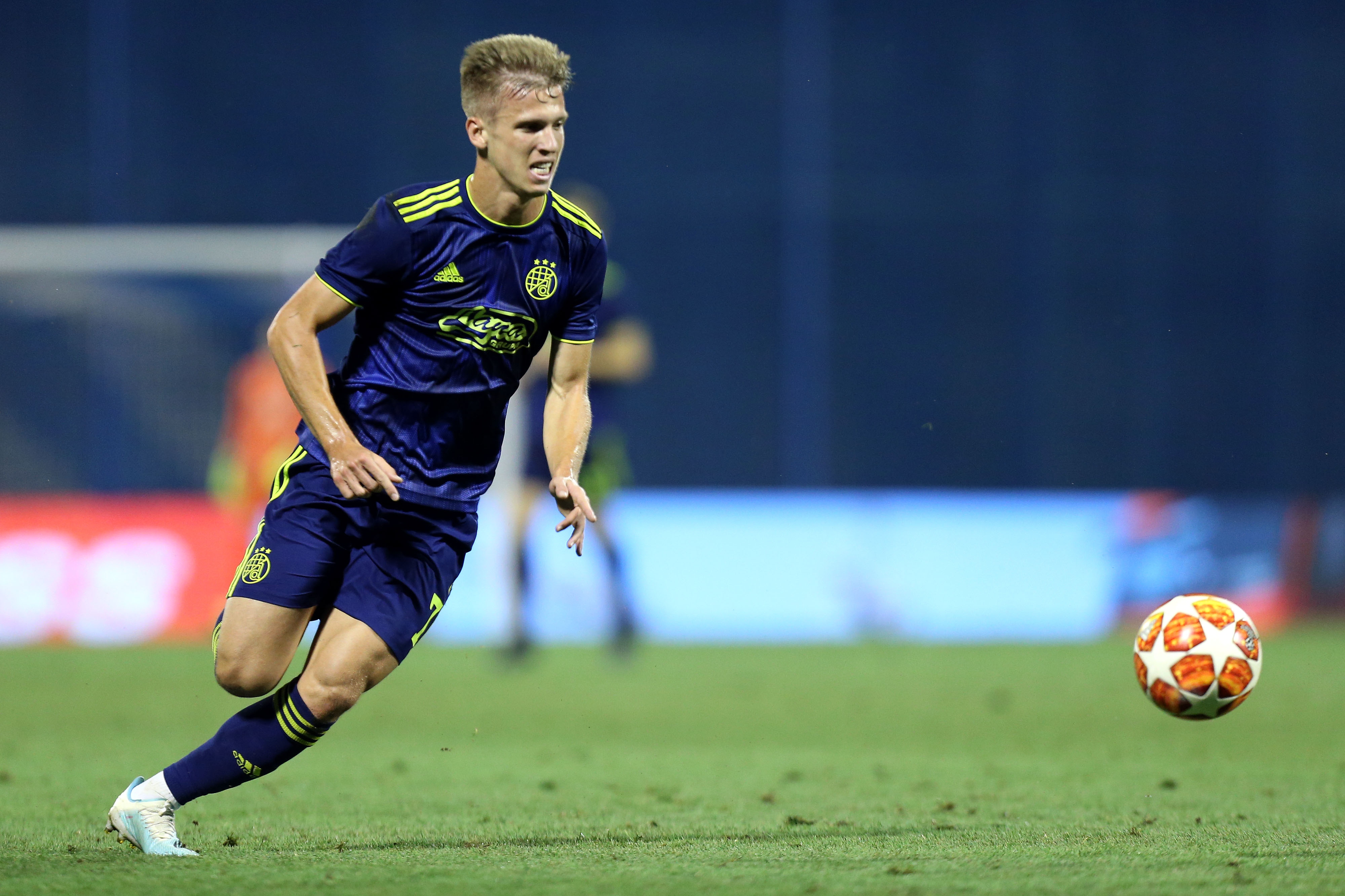 30.07.2019., stadion Maksimir, Zagreb - Uzvratni susret 2. pretkola UEFA Lige prvaka, GNK Dinamo - FC Saburtalo. Dani Olmo. 
Photo: Luka Stanzl/PIXSELL