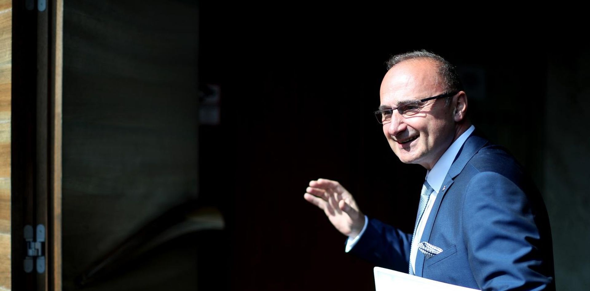 31.07.2019., Zagreb - Trg svetog Marka. Dolazak ministara na sjednicu uzeg kabineta Vlade RH. Goran Grlic Radman. Photo: Sanjin Strukic/PIXSELL