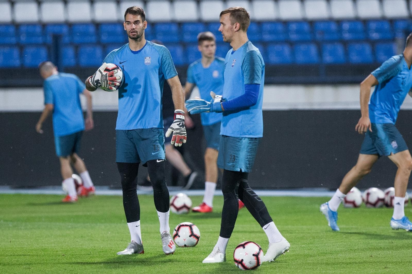 31.07.2019., Osijek - Nogometasi Osijeka odradili posljednji trening uoci uzvratnog susreta 2. pretkola UEFA Europske lige protiv CSKA Sofije. Photo: Davor Javorovic/PIXSELL