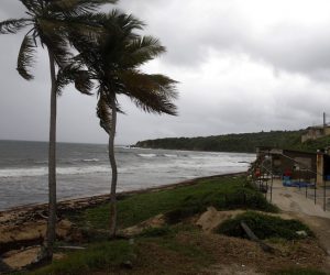 epa07800288 View of the beach in El Negro, Yabucoa municipality, Puerto Rico, 28 August 2019. Puerto Rico's Government send a message of security to the population about the arrival of Hurricane Dorian.  EPA/THAIS LLORCA