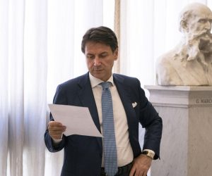 epa07803926 A handout photo made available by Chigi Palace press office shows Designated Italian Prime Minister Giuseppe Conte during a pause of a round of consultations for the formation of the new Government, Rome, Italy, 30 August 2019.  Italian President Mattarella on 29 August handed outgoing Premier Giuseppe Conte a mandate to form a government.  EPA/FILIPPO ATTILI / CHIGI PALACE PRESS OFFICE / HANDOUT  HANDOUT EDITORIAL USE ONLY/NO SALES