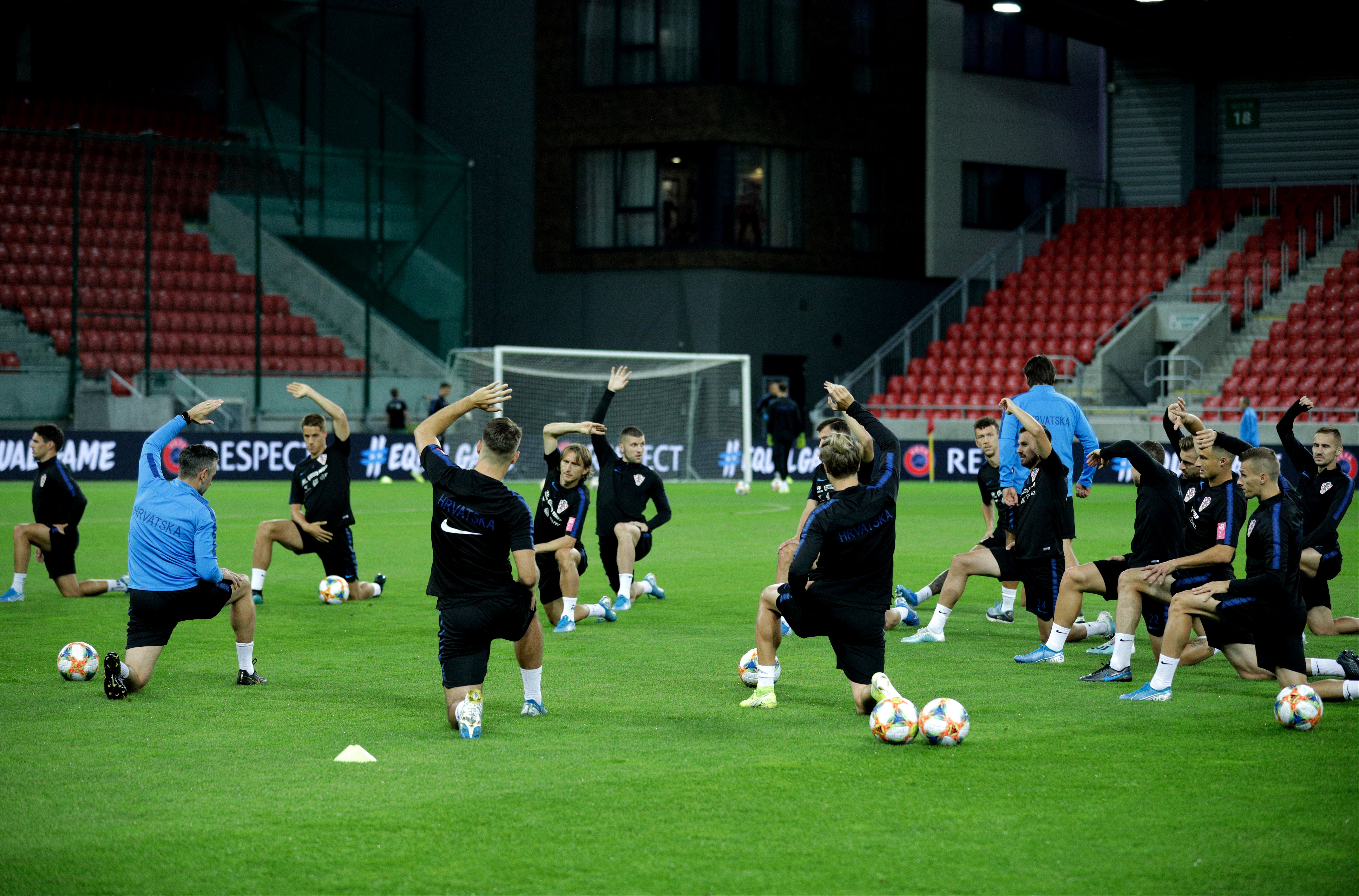 Trnava, 5.09.2019 - Trening hrvatske nogometne reprezentacije pred utakmicu kvalifikacija za Europsko nogometno prvenstvo 2020 protiv Slovačke.Foto HINA/ Tomislav Pavlek/tp