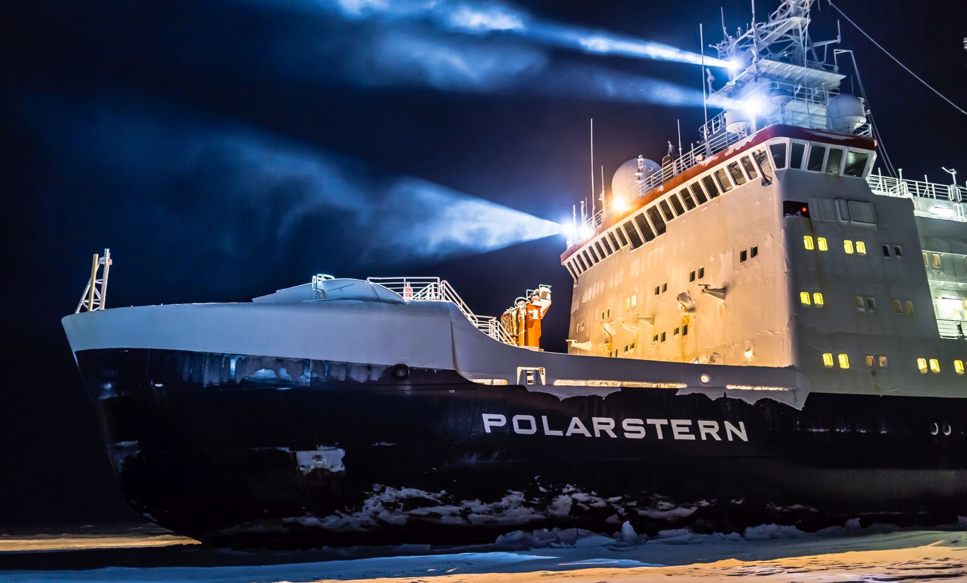 epa07858346 (FILE) - A handout file photo dated in 2013 and made available by the Alfred-Wegener-Institut (AWI) shows the German Research Vessel Polarstern in the Weddell Sea, South Atlantic (issued 21 September 2019). The German Research Vessel Polarstern in September 2019 has set sail from Tromso, Norway on an Arctic expedition called MOSAiC (Multidisciplinary drifting Observatory for the Study of Arctic Climate), a 150-million-dollar expedition that will last for a full year. The expedition aims at observing the Arctic as the epicenter of global warming and to better understand global climate change, with more than 100 researchers from 19 countries involved. The project has been designed by an international consortium of leading polar research institutions, led by the Alfred Wegener Institute, Helmholtz Centre for Polar and Marine Research (AWI).  EPA/STEFAN HENDRICKS/ALFRED-WEGENER-INSTITUT HANDOUT  HANDOUT EDITORIAL USE ONLY/NO SALES