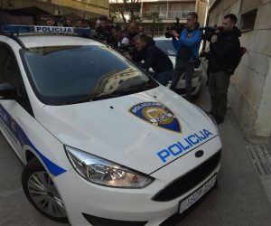 01.03.2019., Zadar - Oko 12:30 istraznom sucu je priveden Josip Rodjak koji je jucer na Pagu s balkona bacio svoje cetvero malodobne djece. Photo: Dino Stanin/PIXSELL