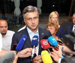 02.09.2019., Karlovac - Predsjednik HDZ-a Andrej Plenkovic sudjeluje na 40. sjednici Zupanijskog odbora HDZ-a Karlovacke zupanije.
Photo: Kristina Stedul Fabac/PIXSELL