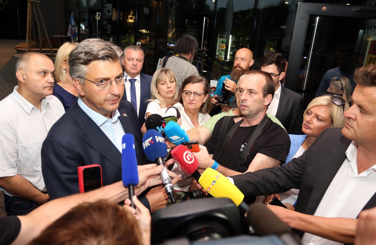 02.09.2019., Karlovac - Predsjednik HDZ-a Andrej Plenkovic sudjeluje na 40. sjednici Zupanijskog odbora HDZ-a Karlovacke zupanije.
Photo: Kristina Stedul Fabac/PIXSELL