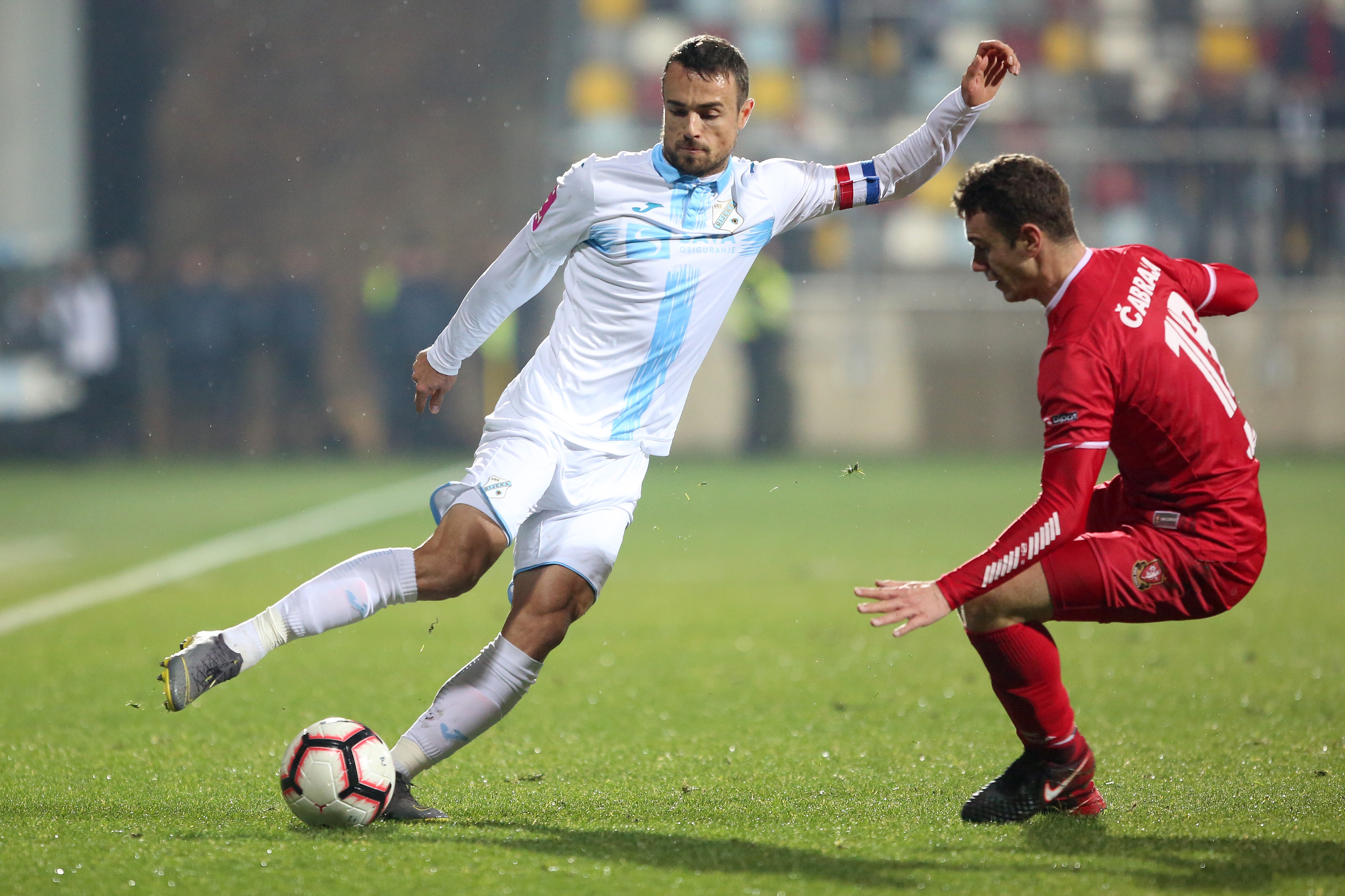 03.02.2019., stadion Rujevica, Rijeka - Hrvatski Telekom Prva liga, 19. kolo, HNK Rijeka - HNK Gorica. Zoran Kvrzic, Marijan Cabraja. 
Photo: Nel Pavletic/PIXSELL