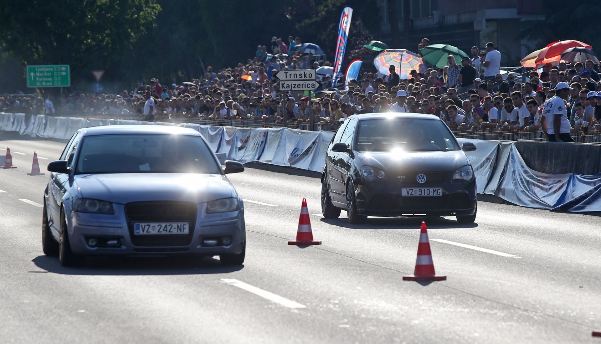 03.06.2017., Zagreb - Automobilisticka utrka Brzi i zestoki odrzava se na Aveniji Dubrovnik.
Photo: Igor Kralj/PIXSELL