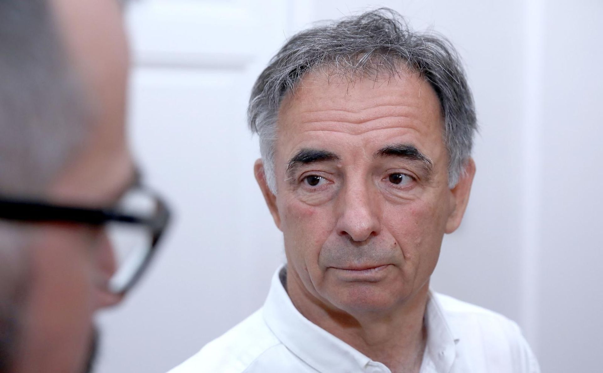 04.07.2019., Zagreb - U Saboru se danas u klubu zastupnika HDZ-a sa Brankom Bacicem i Zeljko Reinerom neformalno susre Milorad Pupovac. Tema razgovora bio je slucaj ministra Kuscevica. Photo: Patrik Macek/PIXSELL