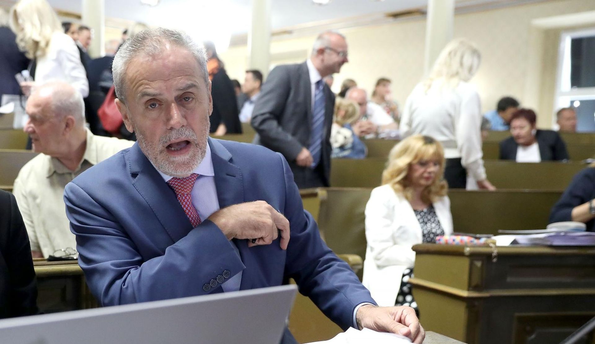 04.09.2019., Zagreb - U Staroj gradskoj vijecnici pocela je 26. sjednica Gradske skupstine Grada Zagreba 
.
Photo: Patrik Macek/PIXSELL