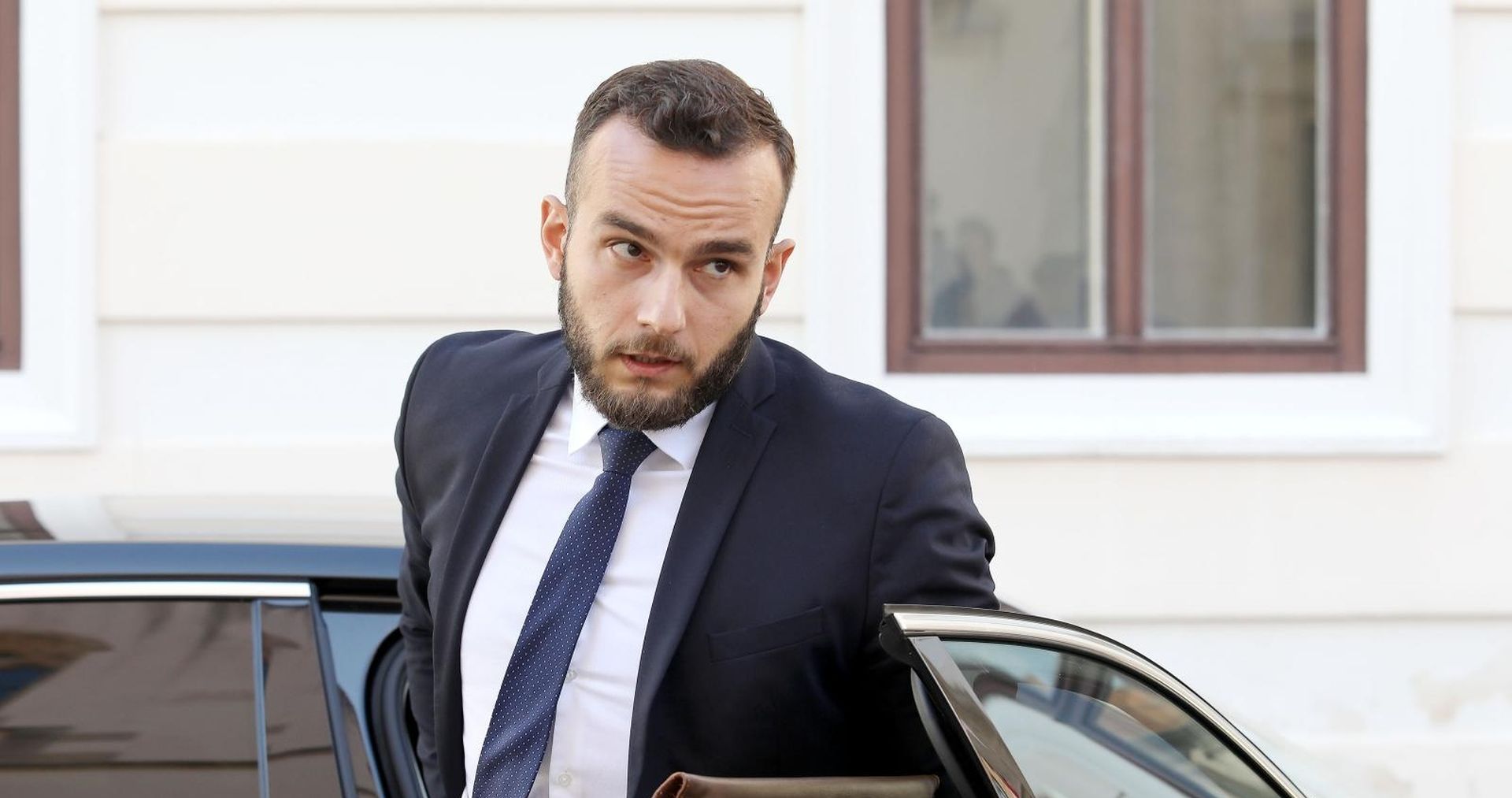 05.09.2019., Zagreb - Vlada RH je u Banskim dvorima odrzala svoju 177. sjednicu. Ministri dolaze na sjednicu. Josip Aladrovic, ministar rada i mirovinskoga sustava.
Photo: Patrik Macek/PIXSELL