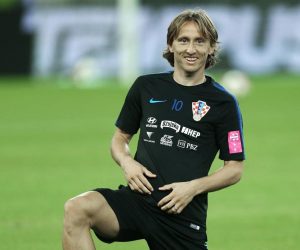 05.09.2019., stadion Anton Malatinsky, Trnava, Slovacka - Trening hrvatske nogometne reprezentacije uoci kvalifikacijske utakmice 4. kola skupine E za Europsko prvenstvo protiv Slovacke. Luka Modric Photo: Davor Javorovic/PIXSELL