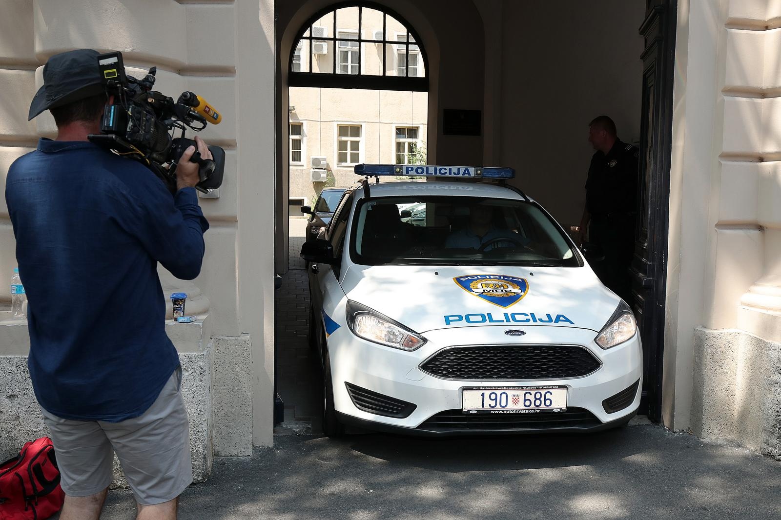 06.07.2019., Zagreb - Dolazak i odlazak osumnjicenih i njihovih odvjetnika u velikoj policijskoj akciji na ispitivanje u USKOK. 
Photo: Goran Stanzl/PIXSELL
