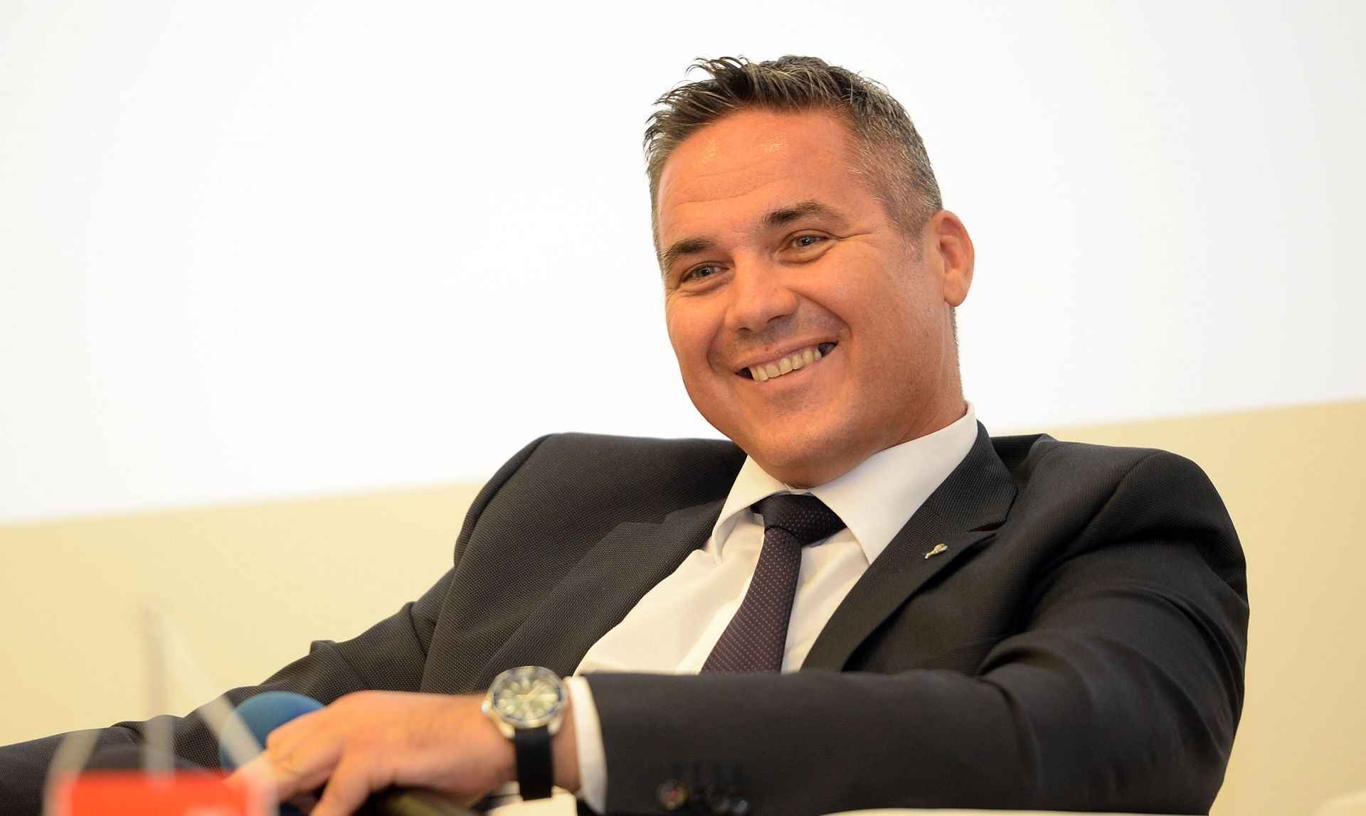 06.09.2019., Koprivnica - U zgradi Podravke odrzana je konferencija "Hrvatska kakvu trebamo" - "Porezna reforma iz perspektive gospodarstva - godinu dana poslije". Predsjednik Uprave Podravke Marin Pucar Photo: Vjeran Zganec Rogulja/PIXSELL