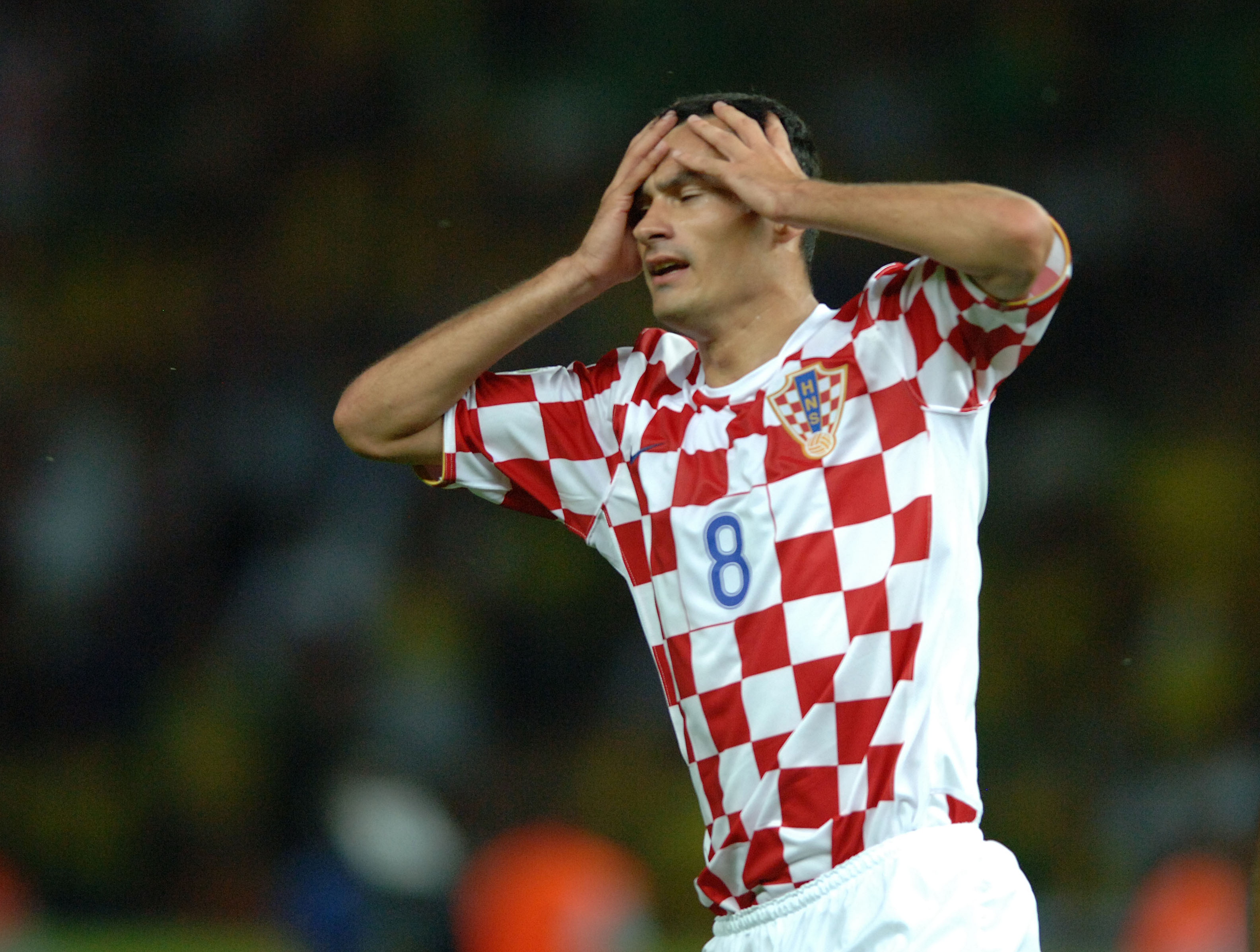 13.06.2006., Berlin, Njemacka - Marko Babic na utakmici Hrvatska-Brazil, 0-1, na Svjetskom prvenstvu u nogometu na Olimpiastadionu. 
Photo: Goran Stanzl/Vecernji list