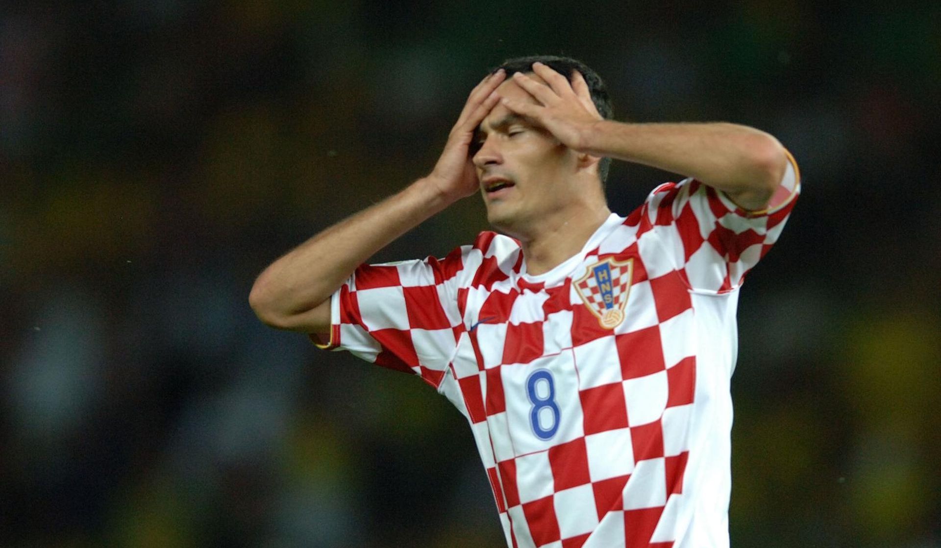 13.06.2006., Berlin, Njemacka - Marko Babic na utakmici Hrvatska-Brazil, 0-1, na Svjetskom prvenstvu u nogometu na Olimpiastadionu. 
Photo: Goran Stanzl/Vecernji list