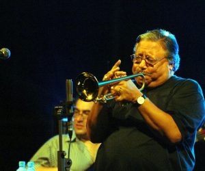 17.07.2009., Rijeka - U sklopu Rijeckih ljetnih noci, na Kantridi je nastupio trubac kubanskog porijekla Arturo Sandoval. 
Photo: Goran Kovacic/Vecernji list