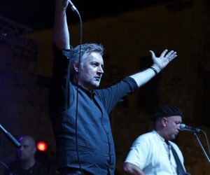 09.08.2019., Primosten - Miroslav Skoro  pjevac  i predsjednicki kandidat odrzao je koncert pred prepunim trgom Rudina u Primostenu.
Photo: Dusko Jaramaz/PIXSELL